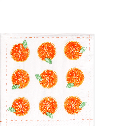 냅킨아트 1251976 Fashion Orange allover 냅킨20매 25x25cm 0325