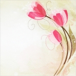 냅킨아트 003601 Graphic Tulips 냅킨20매 33x33cm  0790