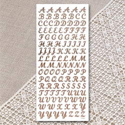 파스텔 필오프 스티커 118001 Alphabet