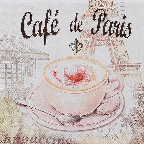 냅킨아트 13311665 Café de Paris 냅킨20매 33x33cm 2224