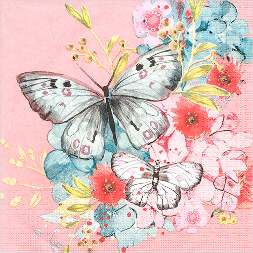 냅킨아트 1331915 Louise Butterfly 냅킨20매 33x33cm 2397