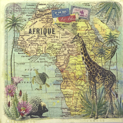 냅킨아트 1331366 Travel to Africa 냅킨20매 33×33cm 0918