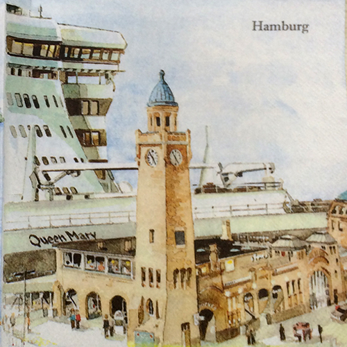 냅킨아트 L466000 Hamburg 냅킨20매 33x33cm 0239