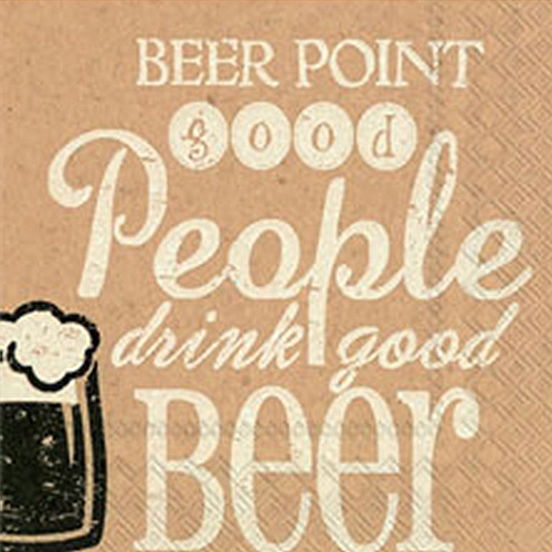 냅킨아트 C576200 beer point 냅킨20매 33x33cm 1005