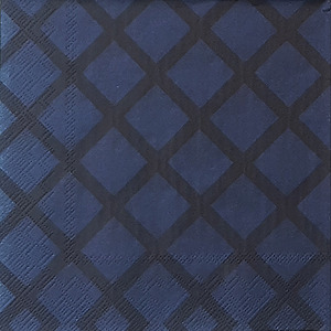 냅킨아트 606144 quilt dark blue 냅킨20매 33x33cm 1464