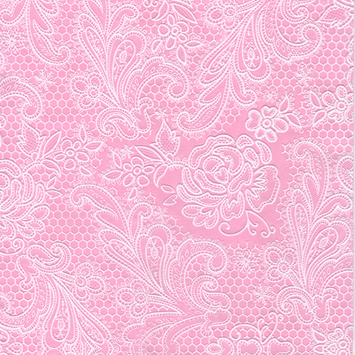 냅킨아트 007880 Lace Royal pastel pink 냅킨15매 33x33cm 0799