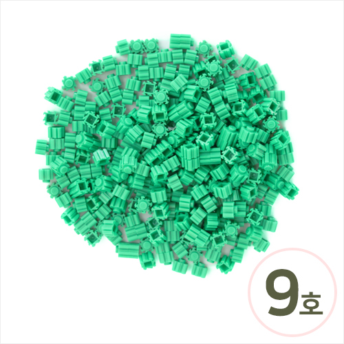 10mm 디폼블럭(대) 9호 초록(500g)/약1400~1500개입 AO-07-109
