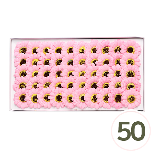 비누 거베라*핑크 5.5cm (50개입) A-00-093