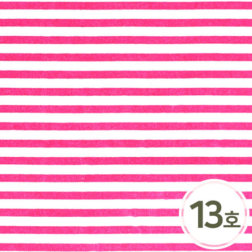패브릭스티커 13호 줄무늬 핑크 21x29cm