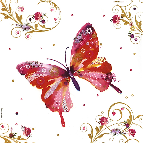 냅킨아트 1333256	Pretty Butterfly 냅킨20매 33x33cm 1574