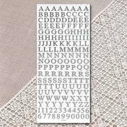 파스텔 필오프 스티커 127002 Alphabet