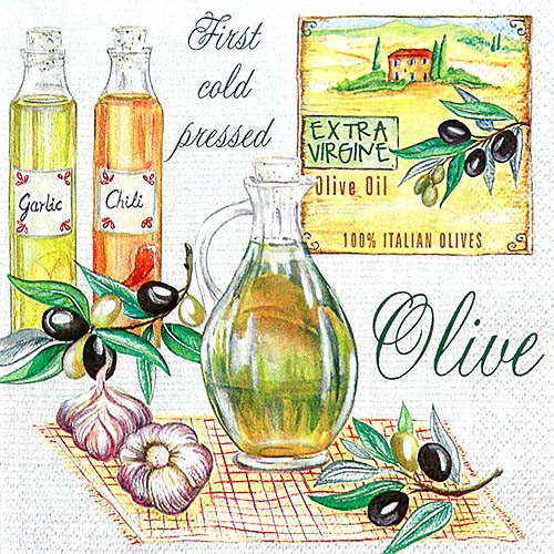 냅킨아트 SDOG023101 Aromatic Olive Oils 냅킨20매 33x33cm 2025