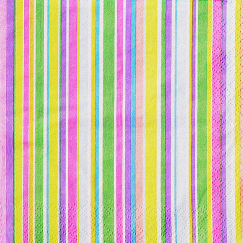냅킨아트 SDOG014101 Pastel Stripes 냅킨20매 33x33cm 2020