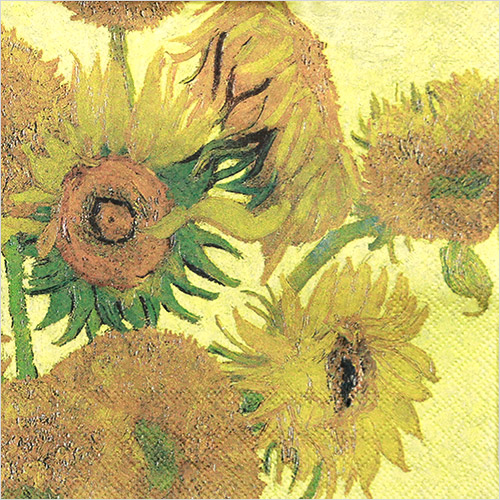 냅킨아트 13311800 Van Gogh Sunflower 냅킨20매 33x33cm 2317