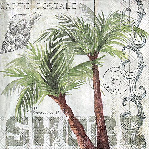 냅킨아트 13313150 Palm Trees 냅킨20매 33x33cm 2350