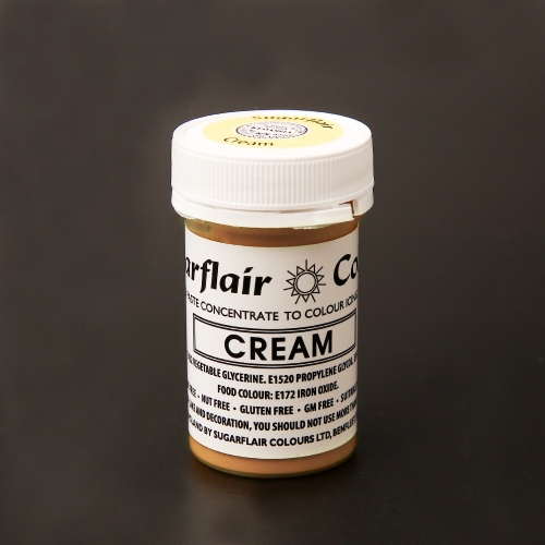 Sugarflair Tartranil Concentrated Paste Colours 25g Cream 크림   EX-10-159