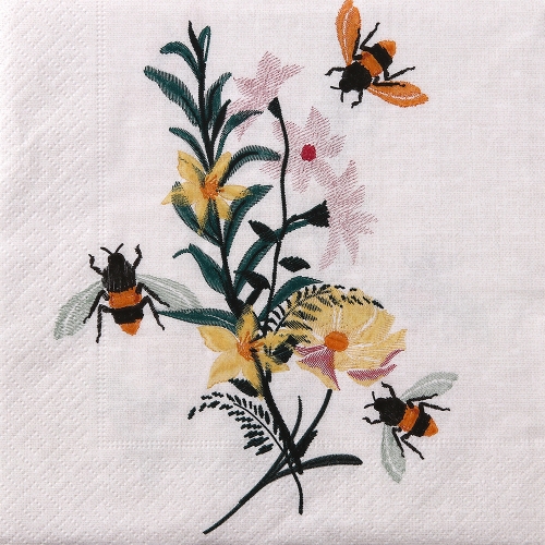 냅킨아트 191938 Floral Bees 냅킨20매 33x33cm