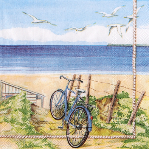 냅킨아트 13303325 Beach Bicycle 냅킨20매 33x33cm