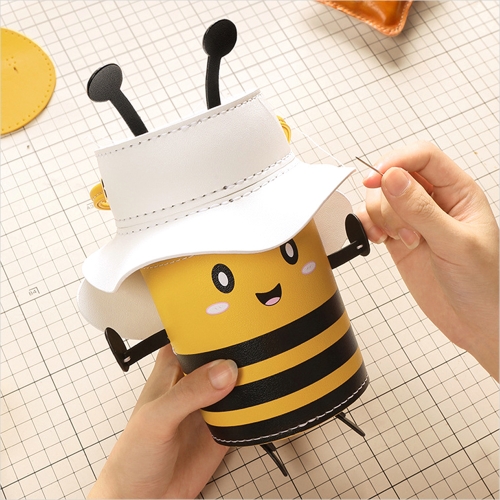 DIY 가죽 크로스백 꿀벌 가방 만들기