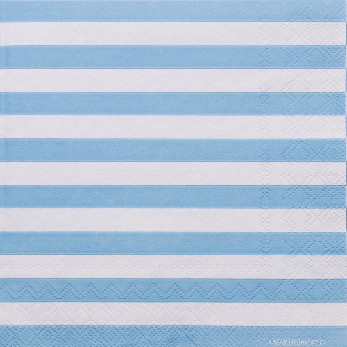 냅킨아트 13306910 Stripes Blue 냅킨20매 33x33cm