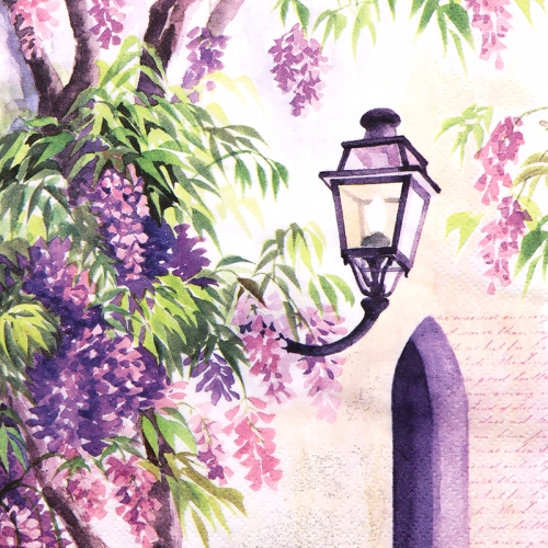 냅킨아트 344626 Lantern among Wisteria Bloom 냅킨20매 33x33cm