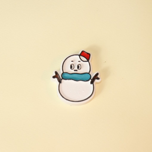 [앵글띵] 크리스마스 무표정 눈사람 몰드 - 석고방향제 초콜릿 베이킹 실리콘 몰드