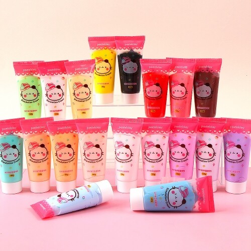 컬러 데코덴 생크림 클레이 50ml 19색 휴대폰 케이스 꾸미기