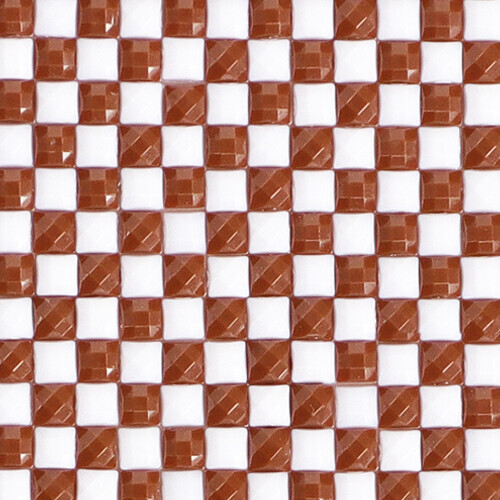 TS-40 미니 타일 스티커 2.5mm 26호 밤색체크 24x40cm