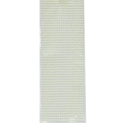 스티커 반구 크리스탈 화이트 진주 4mm 20x50cm