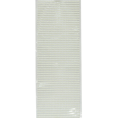 스티커 반구 크리스탈 화이트 진주 3mm 27x52cm