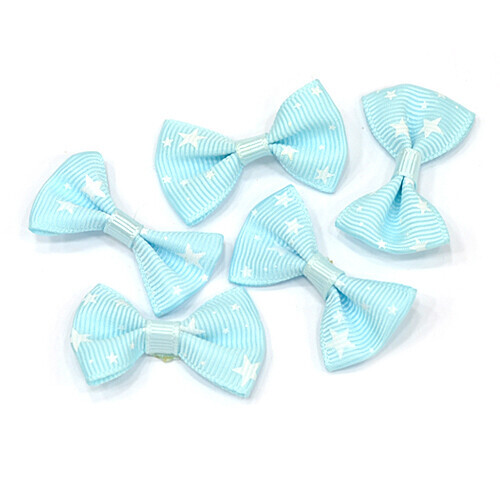 별 리본 하늘 20개입 3.5x2.5cm