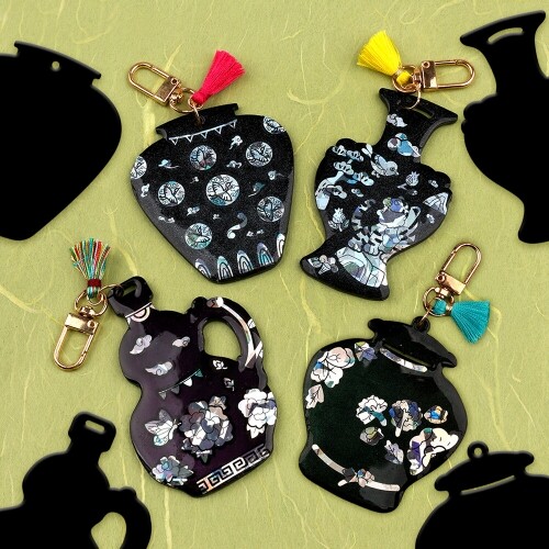 전통 도자기 아크릴 키링 만들기