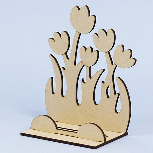 5개입 스마트폰 거치대 2호 튤립 12x14.2x7cm