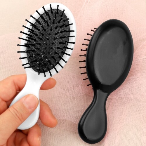 타원 무지 미니 쿠션 브러쉬