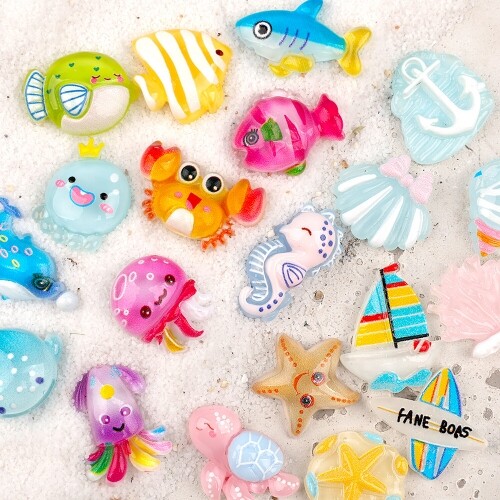 10개입 미니어처 바다 아이템 친구 장식 데코
