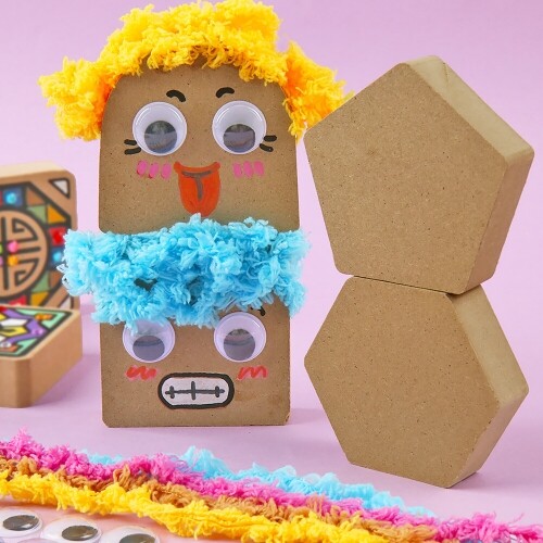 무지 모양 우드 비석 치기 전통 민속 놀이 세트