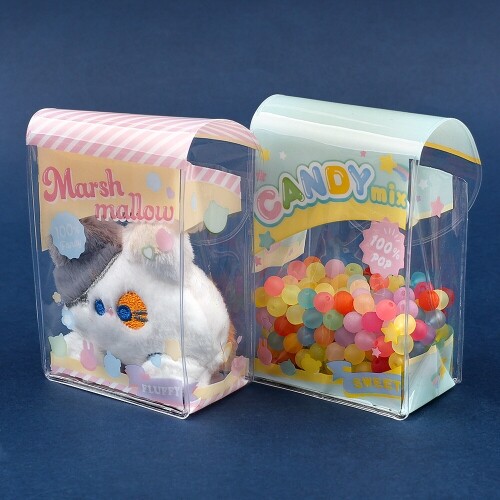 5개입 PVC 투명 달콤 간식 포켓 파우치