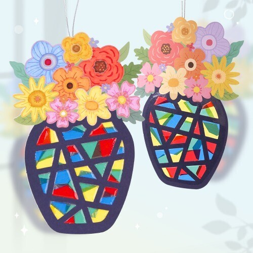 (MS) 썬캐쳐 컬러링 화병