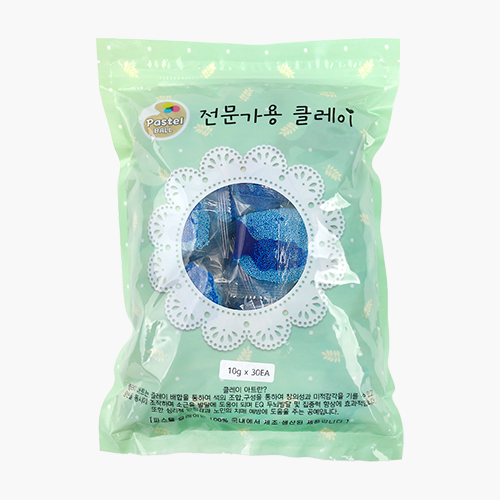 파스텔 볼클레이 단체수업용 10gx30개 파랑