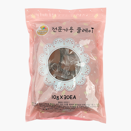 파스텔 클레이 단체수업용 10gx30개 밤색