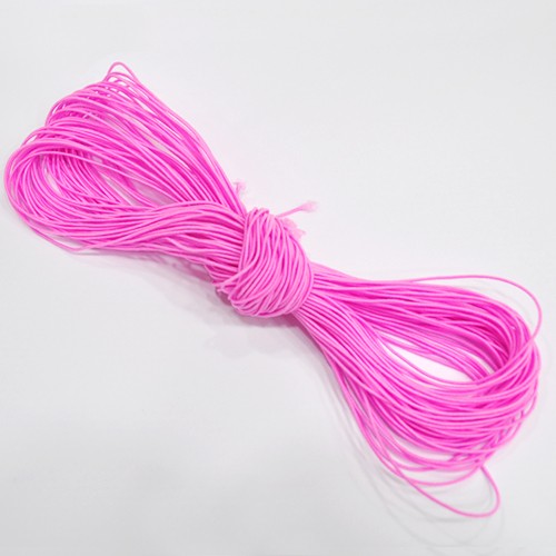 칼라 고무줄 핑크 25m 