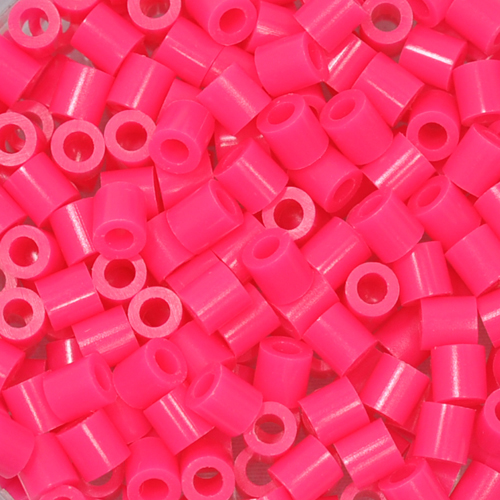(18) 5mm 컬러 비즈 형광 핑크 50~55g 약1000개입