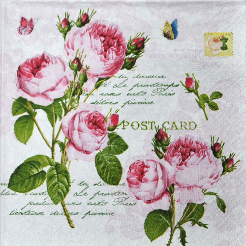 냅킨아트 RMR Romantic Roses 냅킨20매 33x33cm 0280