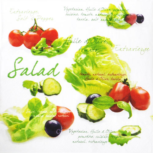냅킨아트 R0414 SLD Salad 냅킨20매 33x33cm 0136