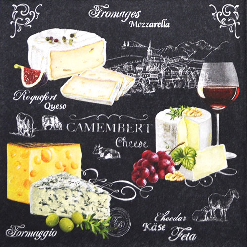 냅킨아트 R0414 WOCH World of Cheese 냅킨20매 33x33cm 0484