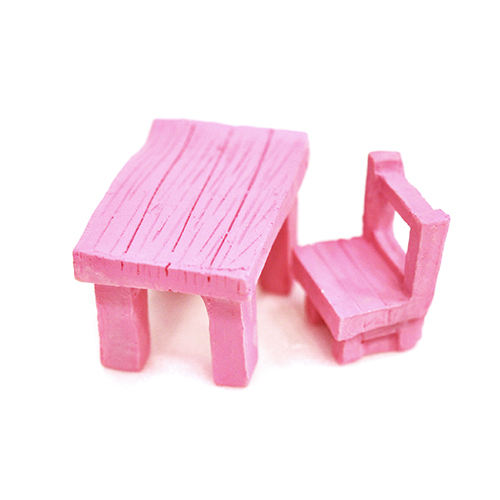 장식소품 22호 책상 의자 핑크