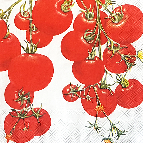 냅킨아트 544790 vine tomatoes white 냅킨20매 33x33cm 1407