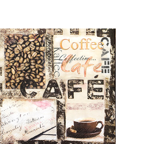 냅킨아트 12507625 Kaffee 냅킨20매 25x25cm 0601