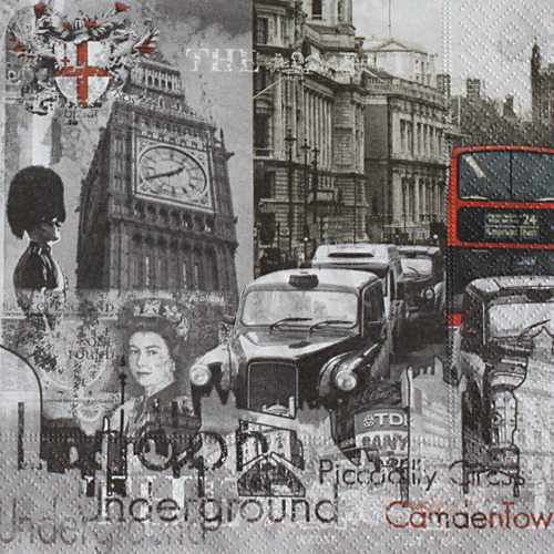 냅킨아트 R0414#LON London 냅킨20매 33x33cm 0262