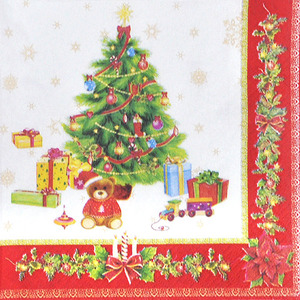 냅킨아트 R0414 XRED Christmas red 냅킨20매 33x33cm 0591